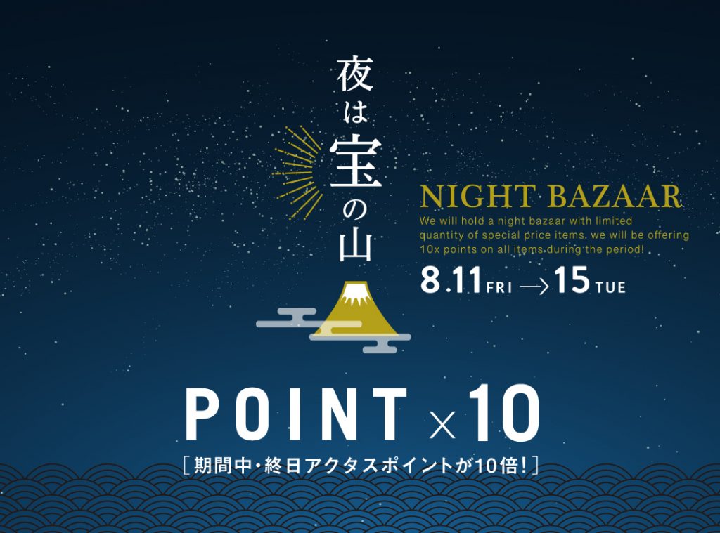 ACTUS Night Bazaar 2023(お宝紹介）
